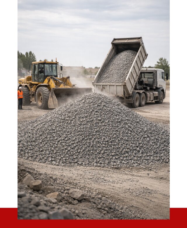 Купить щебень с доставкой в Дагестанских Огнях от 2581 руб. | ПРОНЕРУДДгс