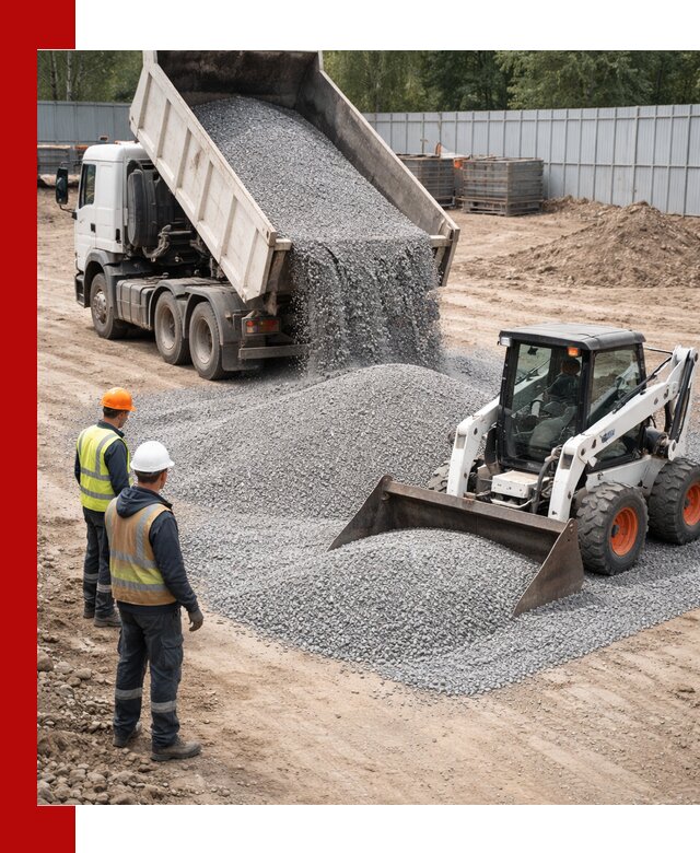 Доставка и продажа гранитного щебня фракции 0-5 в Дагестанских Огнях