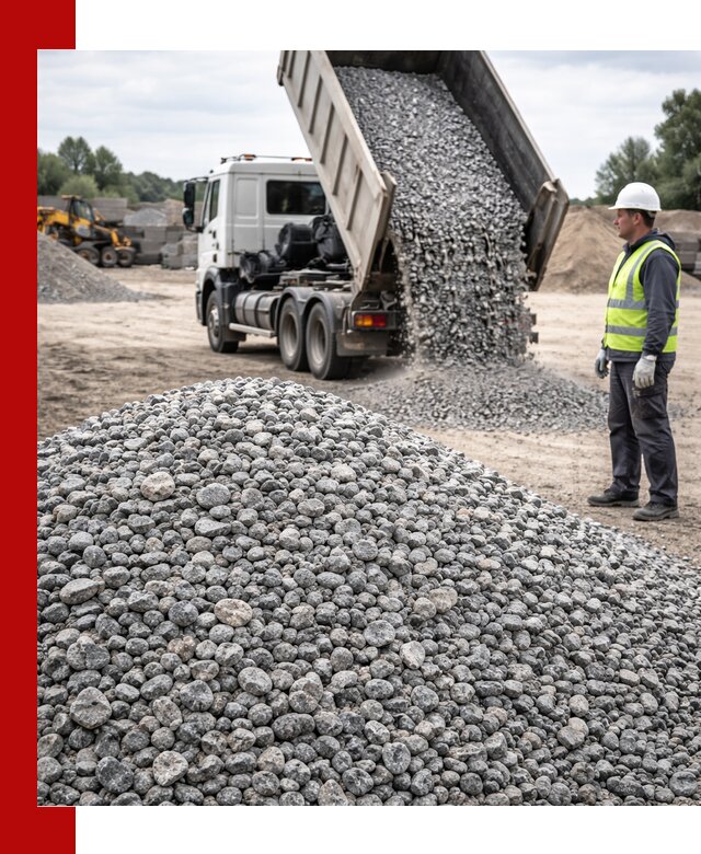 Доставка и продажа гранитного щебня фракции 5-20 в Дагестанских Огнях