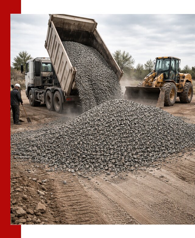 Гранитный щебень фракция 10-20 с доставкой в Дагестанских Огнях