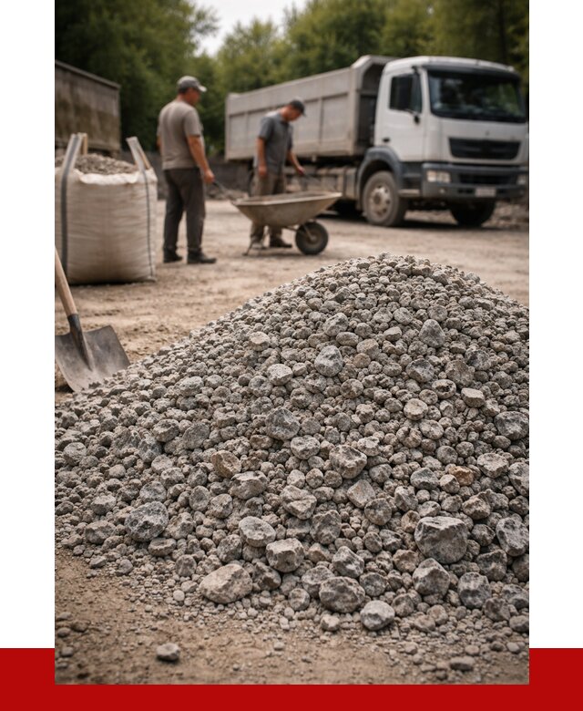 Гранитный щебень фракция 20-40 в Дагестанских Огнях от 3303 руб. ПРОНЕРУДДгс