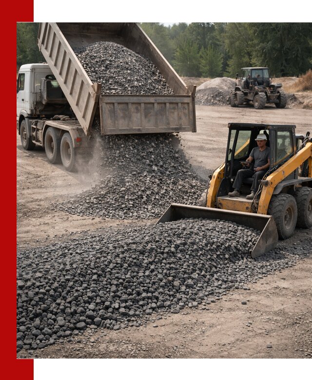 Гранитный щебень фракция 40-70 с доставкой в Дагестанских Огнях