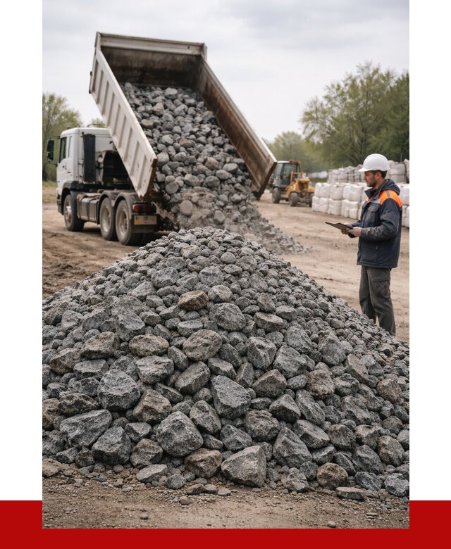 Гранитный щебень фракция 100-200 в Дагестанских Огнях от 4336 р. ПРОНЕРУДДгс