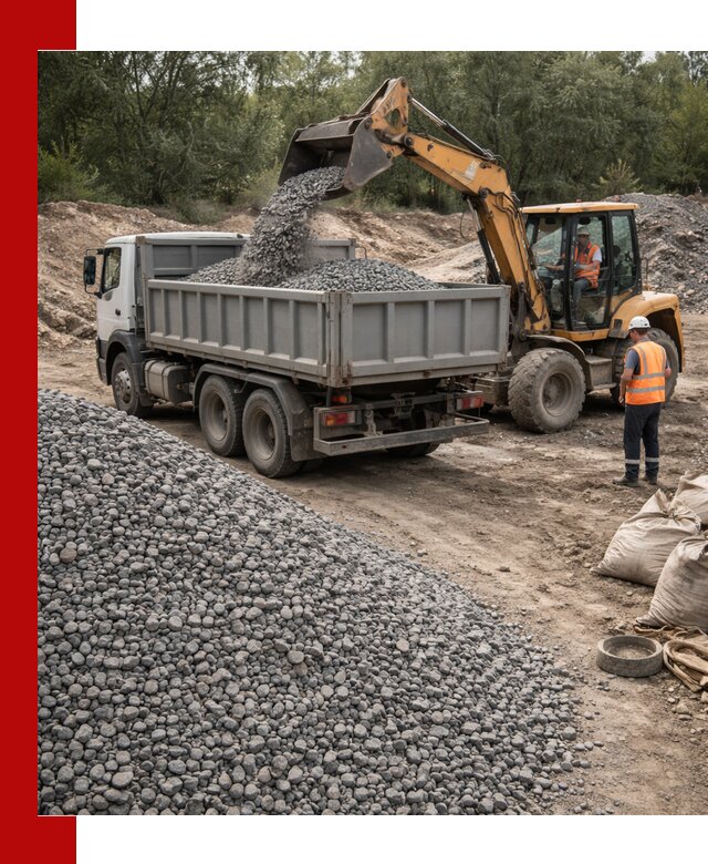 Доставка гравийного щебня в Дагестанских Огнях оптом и в розницу