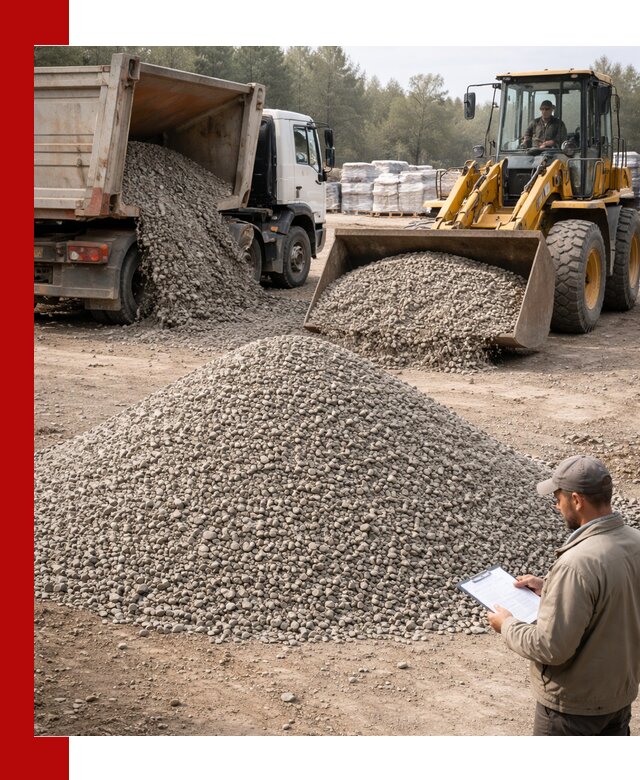 Гравийный щебень фракция 5–10 с доставкой в Дагестанских Огнях