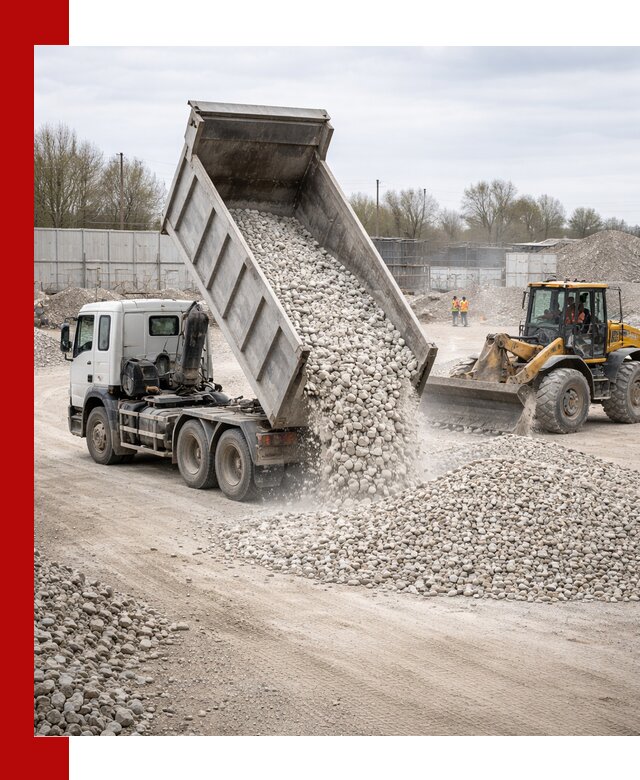 Доставка и продажа известнякового щебня в Дагестанских Огнях