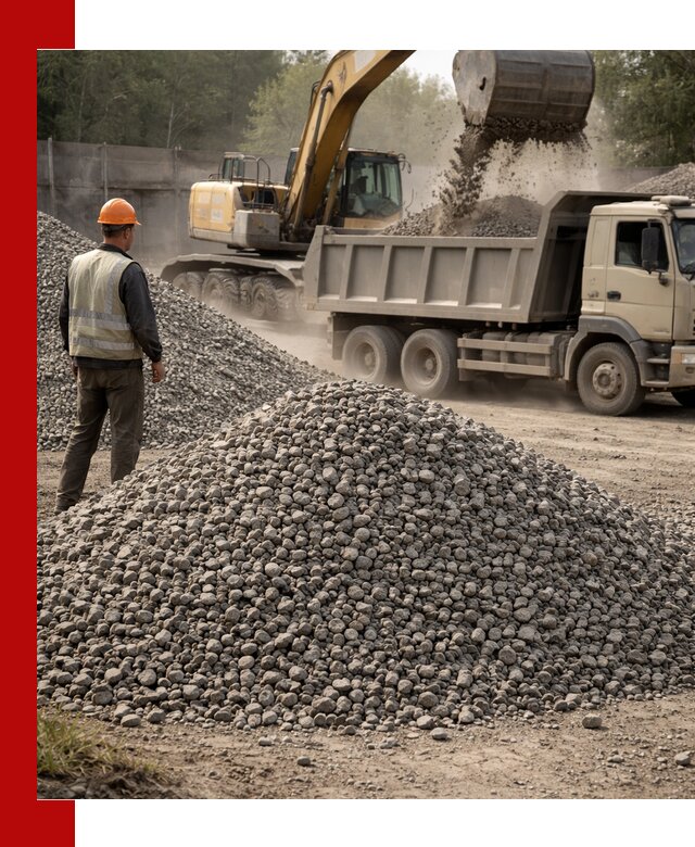Шлаковый щебень фракция 5-20 с доставкой в Дагестанских Огнях