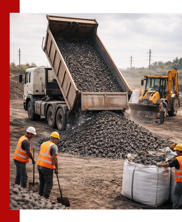 Шлаковый щебень фракция 40-70 с доставкой в Дагестанских Огнях