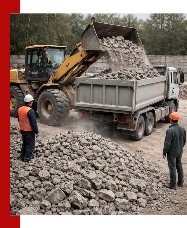 Вторичный щебень фракция 70–150 в Дагестанских Огнях с доставкой