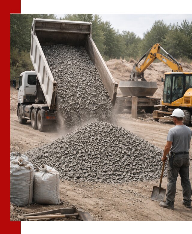 Доставка и продажа бетонного щебня в Дагестанских Огнях