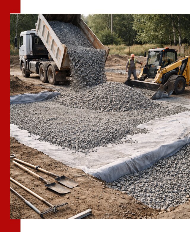 Щебень для фундамента с доставкой в Дагестанских Огнях