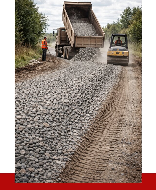 Щебень для отсыпки дороги в Дагестанских Огнях от 2787 р. ПРОНЕРУДДгс