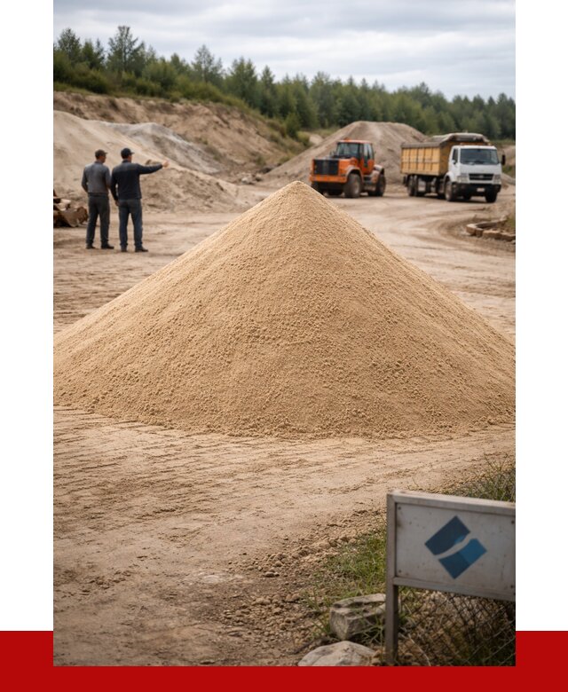 Карьерный песок навалом в Дагестанских Огнях от 1858 р. | ПРОНЕРУДДгс