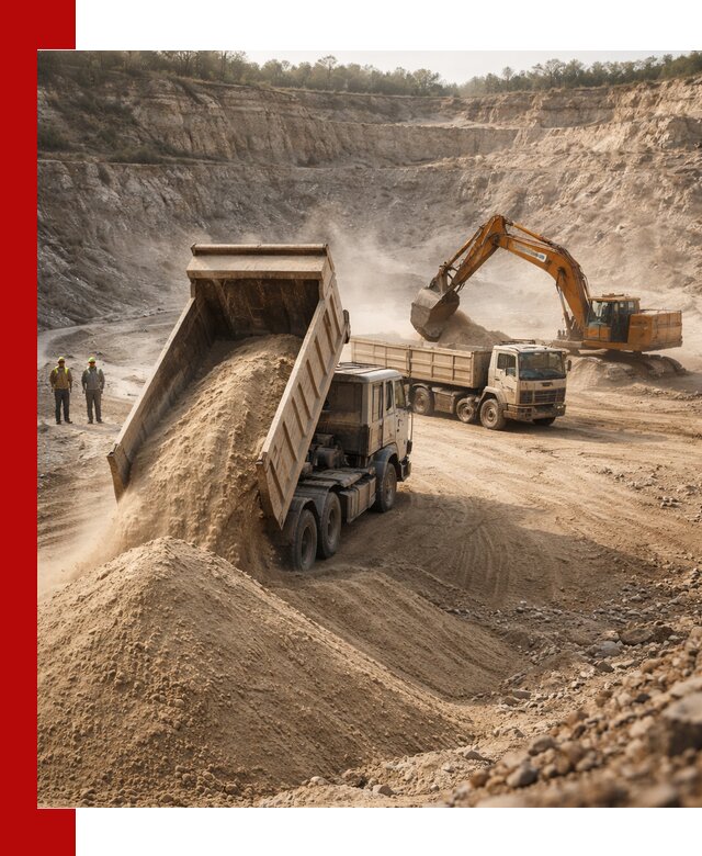 Карьерный песок навалом с доставкой в Дагестанских Огнях