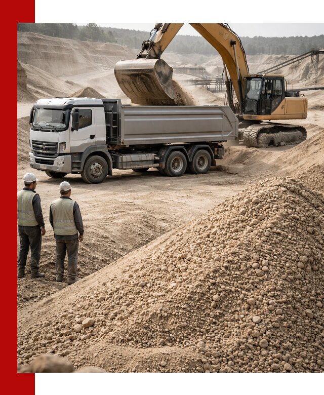 Карьерный крупнозернистый песок с доставкой в Дагестанских Огнях