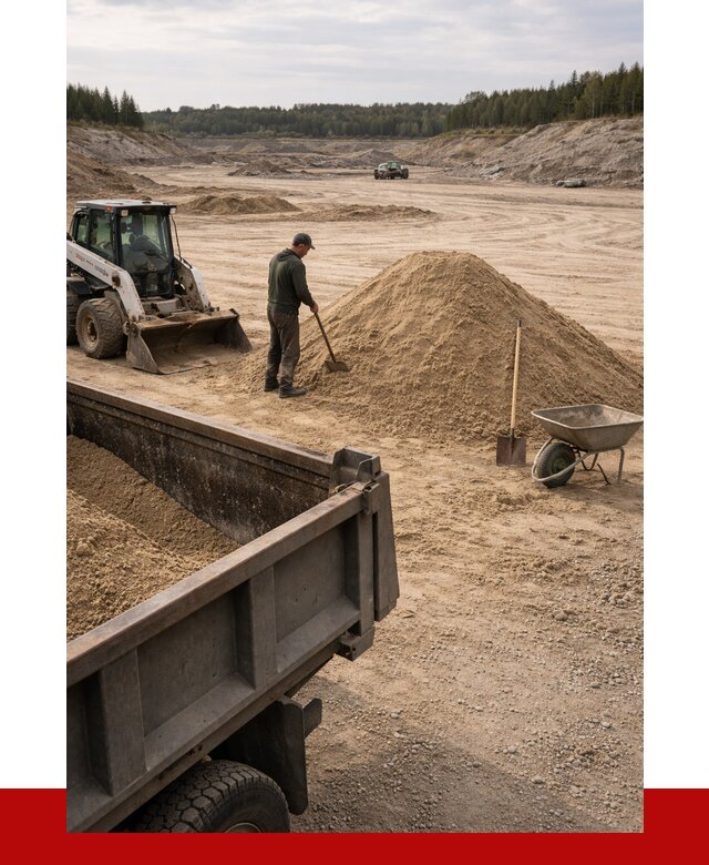 Карьерный песок среднезернистый в Дагестанских Огнях, от 2271 р. ПРОНЕРУДДгс