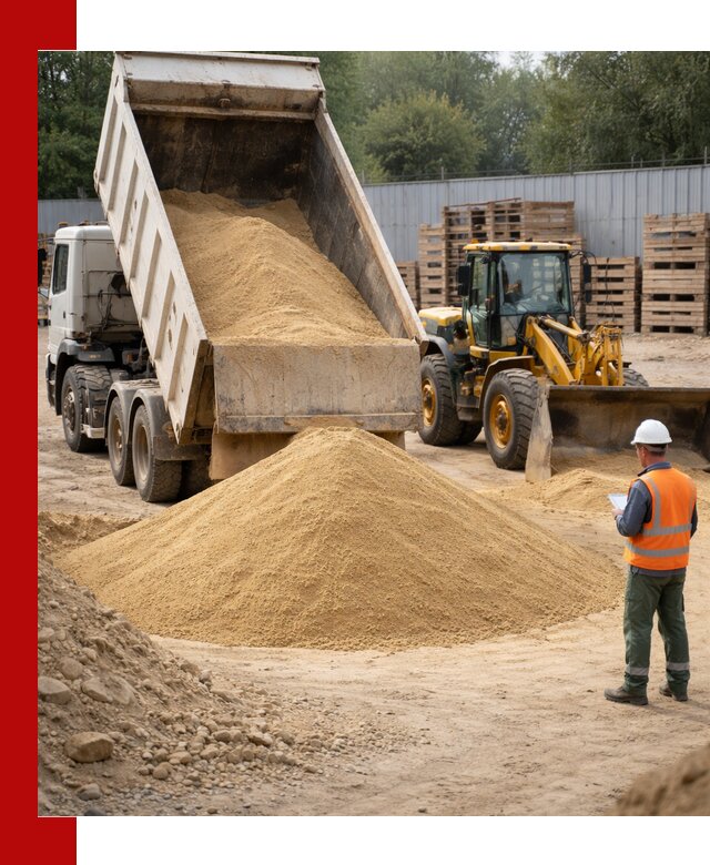 Доставка карьерного мелкозернистого песка в Дагестанских Огнях