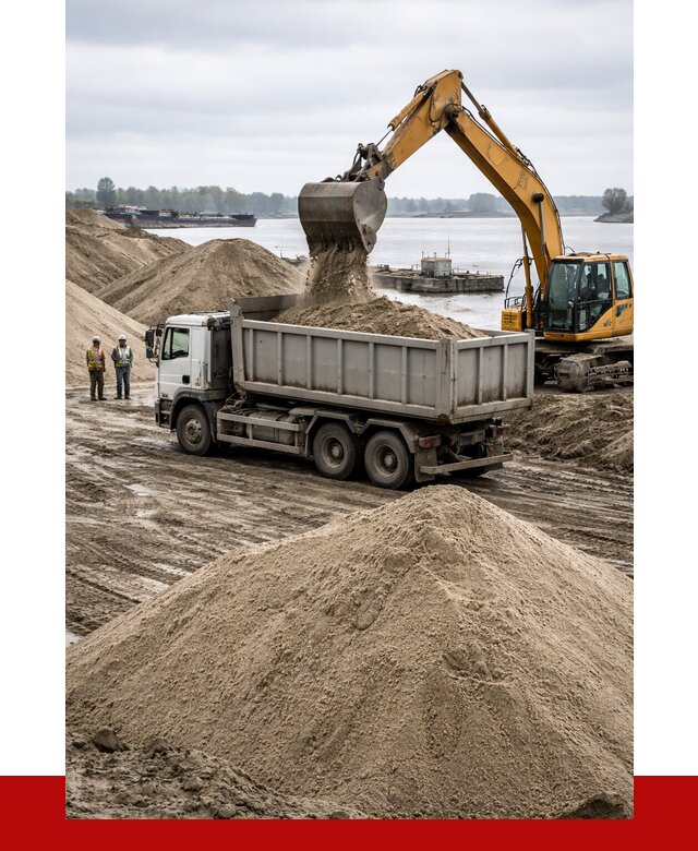 Купить речной песок навалом в Дагестанских Огнях от 1858 р., ПРОНЕРУДДгс