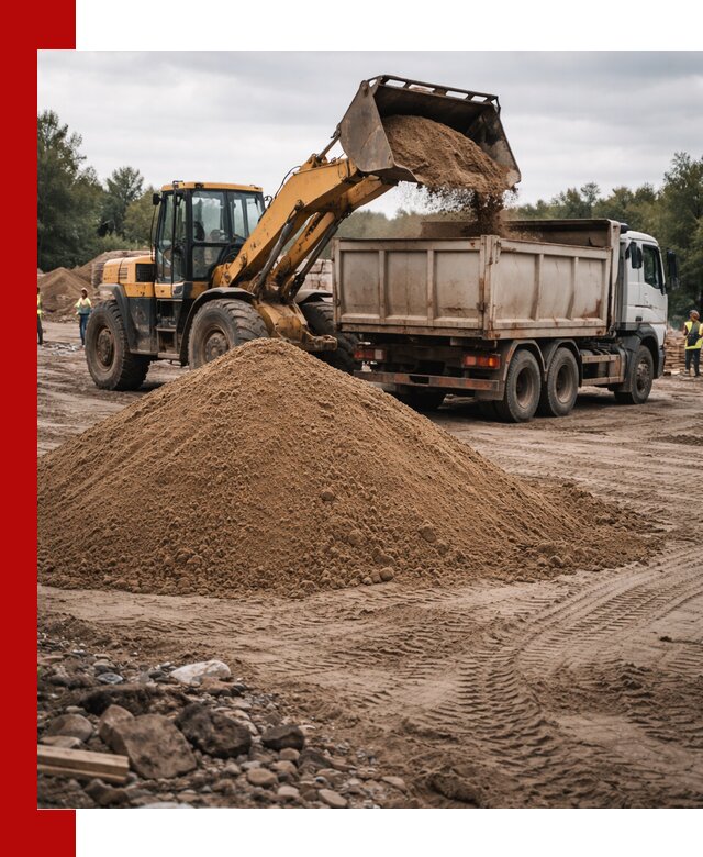 Доставка речного песка навалом в Дагестанских Огнях быстро и выгодно