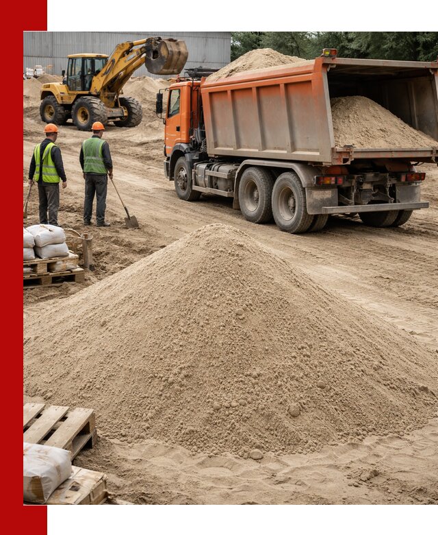 Доставка и продажа мытого речного песка в Дагестанских Огнях