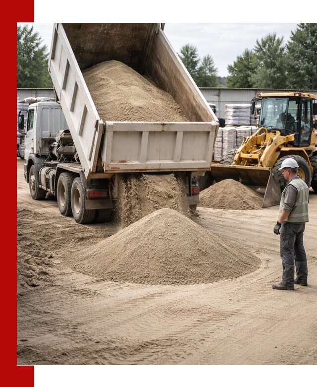Поставка и доставка песка для бетона в Дагестанских Огнях