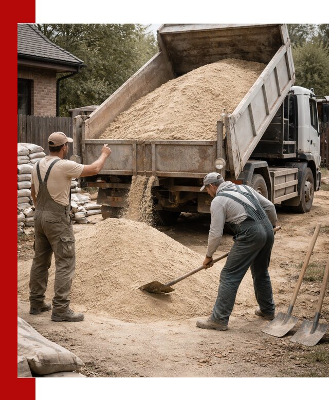 Песок для штукатурки с доставкой в Дагестанских Огнях качественный и чистый