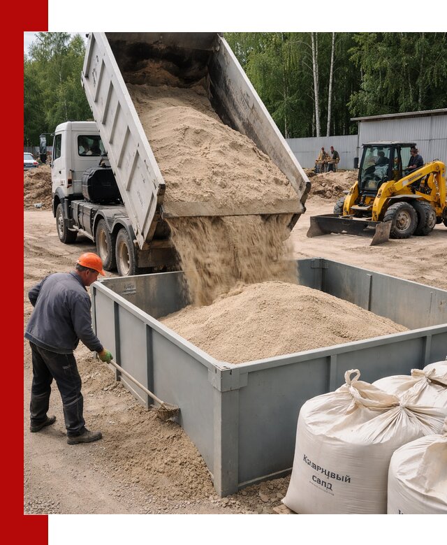 Кварцевый песок для фильтра в Дагестанских Огнях — доставка и качество