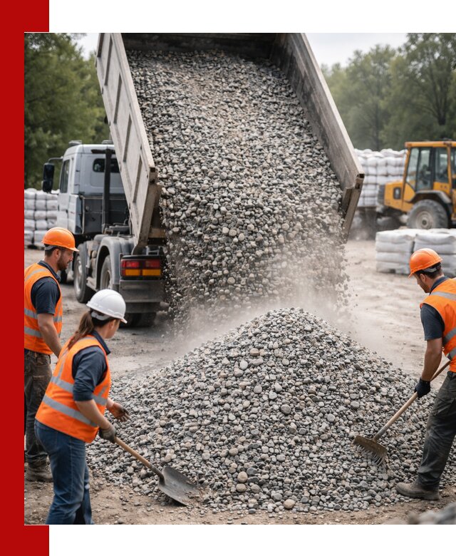 Доставка гравия и камня в Дагестанских Огнях оптом и в розницу