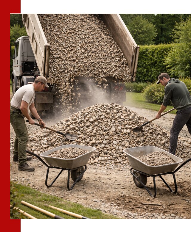 Доставка и продажа декоративной гальки в Дагестанских Огнях