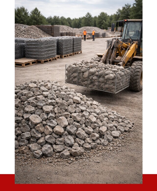 Камень для габионов фракция 70-150 в Дагестанских Огнях от 4336 р. | ПРОНЕРУДДгс