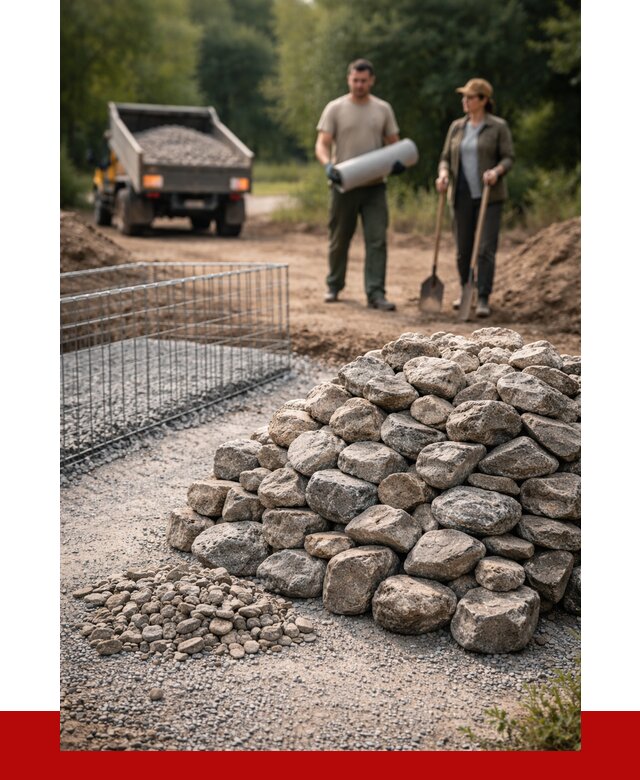 Камень для габионов фракция 100-200 в Дагестанских Огнях от 4955 р. | ПРОНЕРУДДгс