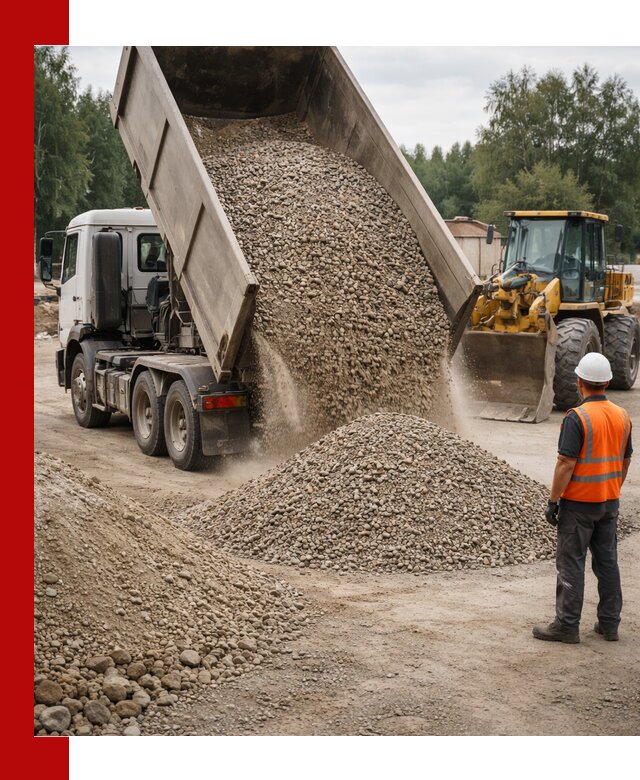 Доставка щпс в Дагестанских Огнях — щебеночно-песчаная смесь под заборы и дорожки