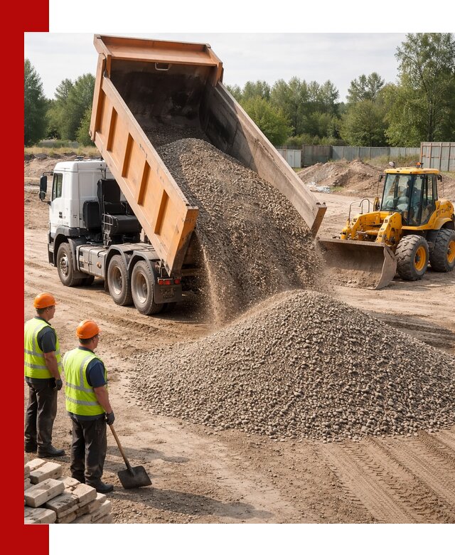 Доставка щебёночно-песчаной смеси ЩПС С7 в Дагестанских Огнях