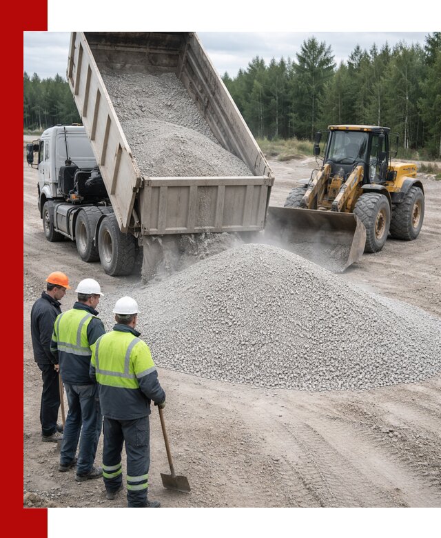 Известняковый отсев 0-5 доставка в Дагестанских Огнях быстро и выгодно