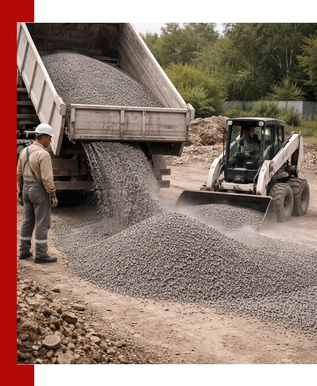 Доставка гравийного отсева 0-5 в Дагестанских Огнях оптом и в розницу