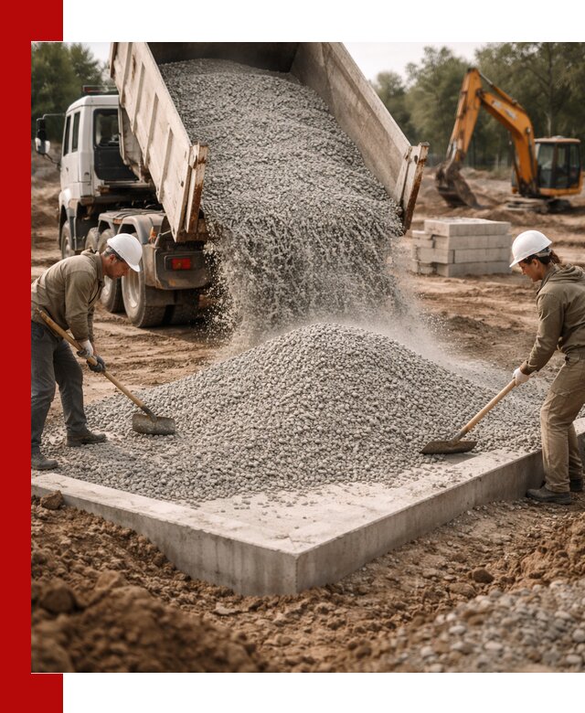 Доставка и продажа отсева для бетона в Дагестанских Огнях