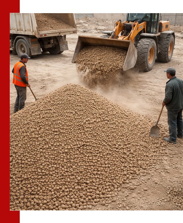 Керамзит фракция 10-20 с доставкой в Дагестанских Огнях