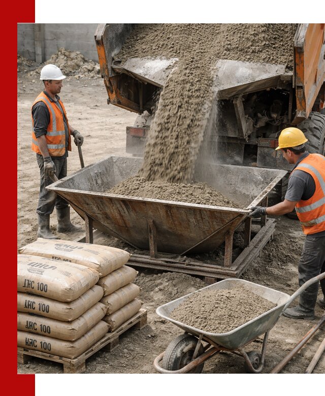 Доставка цементно-песчаной смеси М100 в Дагестанских Огнях