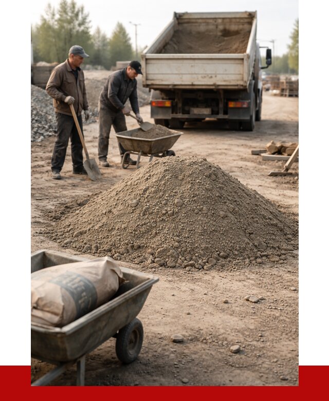 Цементно-песчаная смесь М150 в Дагестанских Огнях от 4852 р. | ПРОНЕРУДДгс