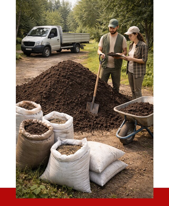 Купить грунт с доставкой в Дагестанских Огнях от 4645 р. за м3 | ПРОНЕРУДДгс