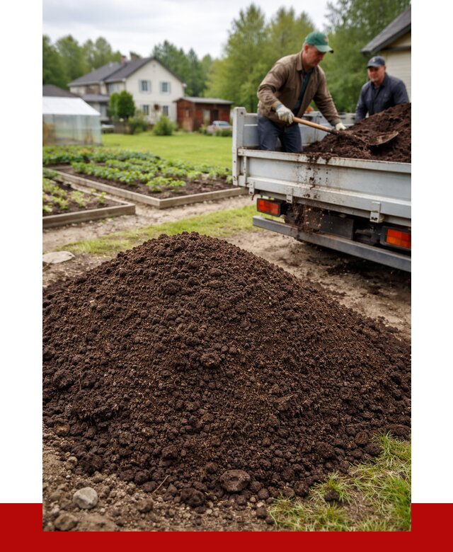 Плодородный грунт в Дагестанских Огнях с доставкой от 4336 р. | ПРОНЕРУДДгс