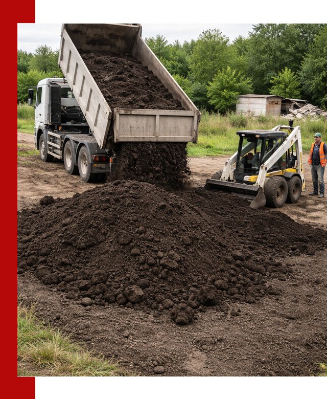 Поставка плодородной земли с доставкой самосвалом в Дагестанских Огнях