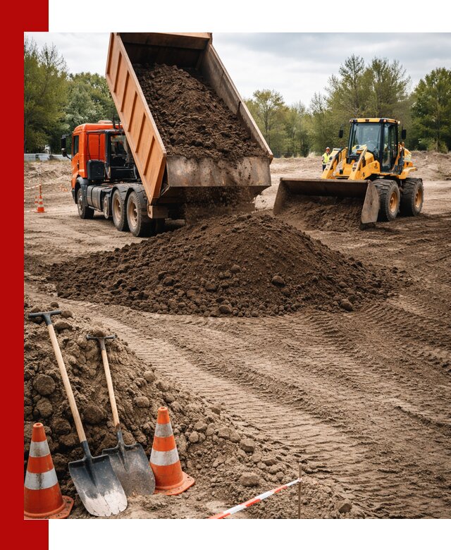 Поставка и доставка планировочного грунта в Дагестанских Огнях