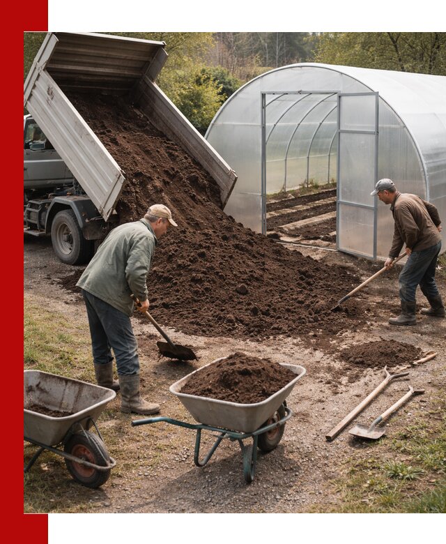 Грунт для теплицы с доставкой в Дагестанских Огнях — плодородный субстрат под растения