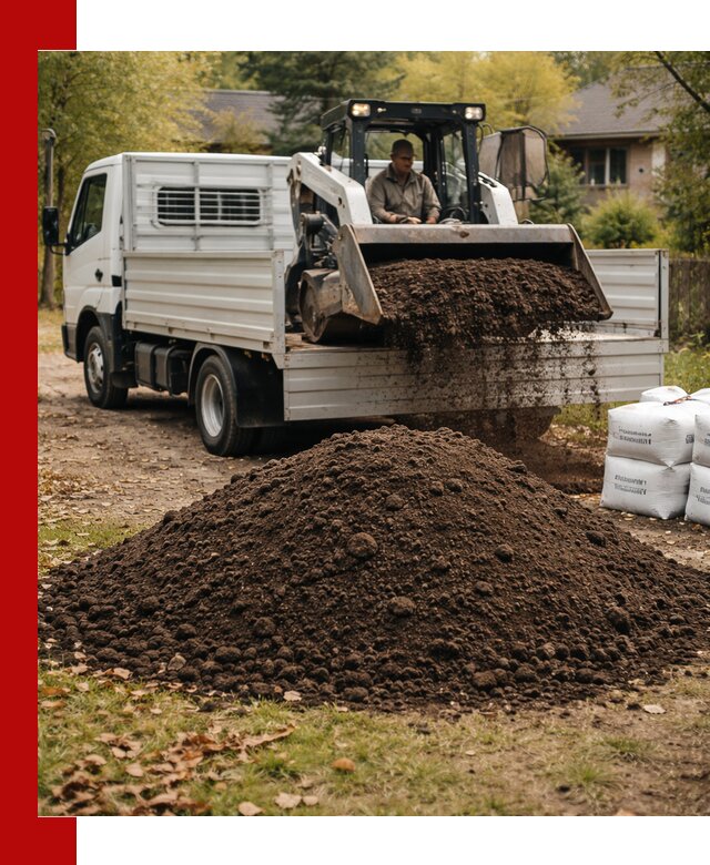 Доставка садовой земли в больших объёмах в Дагестанских Огнях