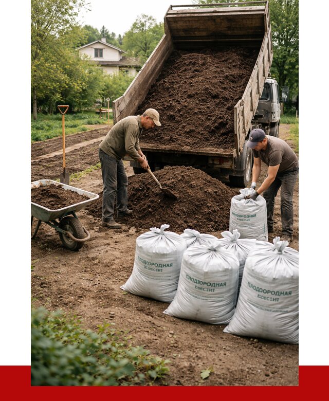 Плодородная смесь в Дагестанских Огнях от 4336 р./куб с доставкой | ПРОНЕРУДДгс