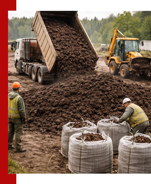 Доставка нейтрального торфа в Дагестанских Огнях оптом и в розницу