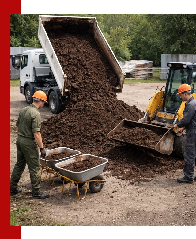 Доставка торфо-земляной смеси в Дагестанских Огнях для огорода и ландшафта