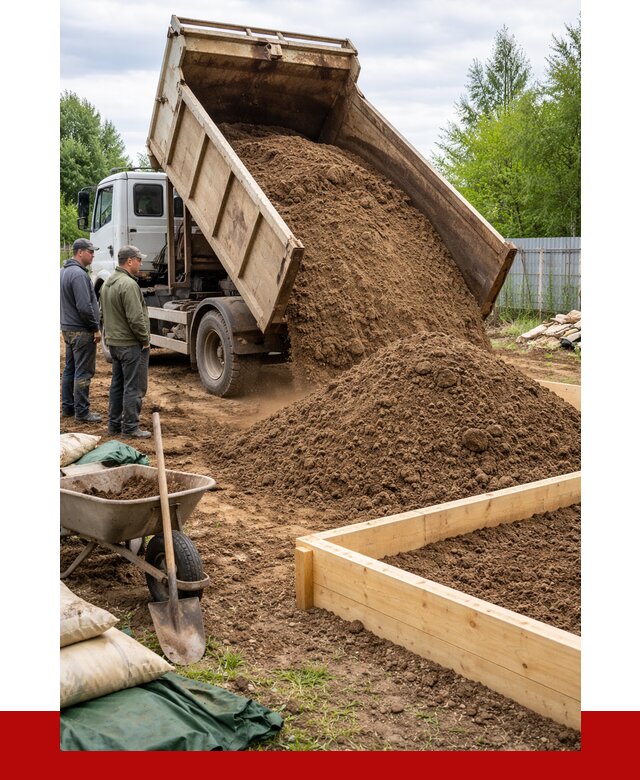 Торфо песчаная смесь в Дагестанских Огнях с доставкой от 1910 р. | ПРОНЕРУДДгс