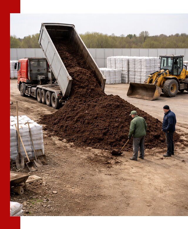 Доставка торфяных смесей оптом и в розницу в Дагестанских Огнях